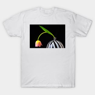 Bent Tulip In Vase T-Shirt